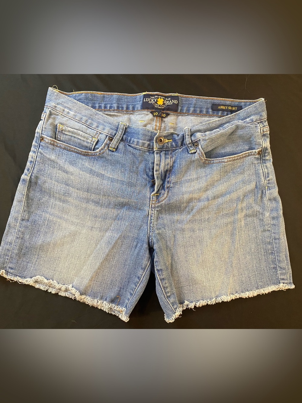 Lucky Brand Denim Frayed Hem Shorts